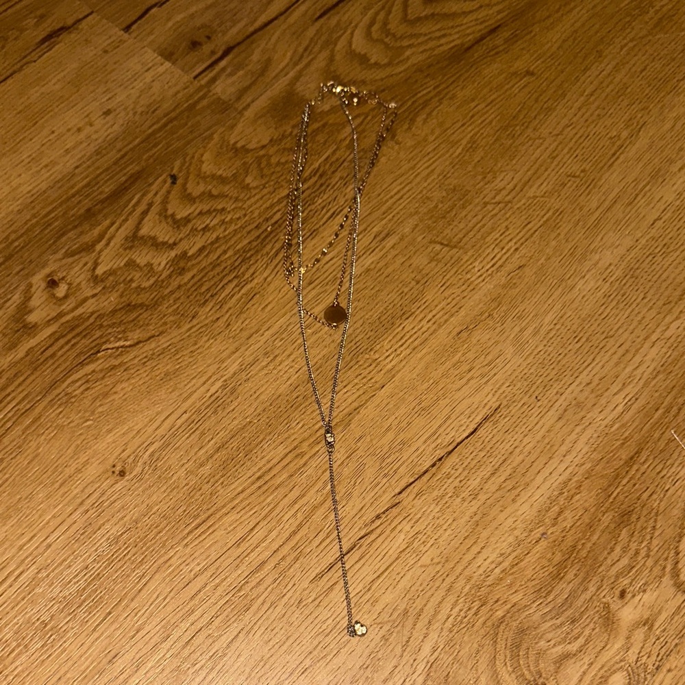 Forever 21 Gold Layered Necklace